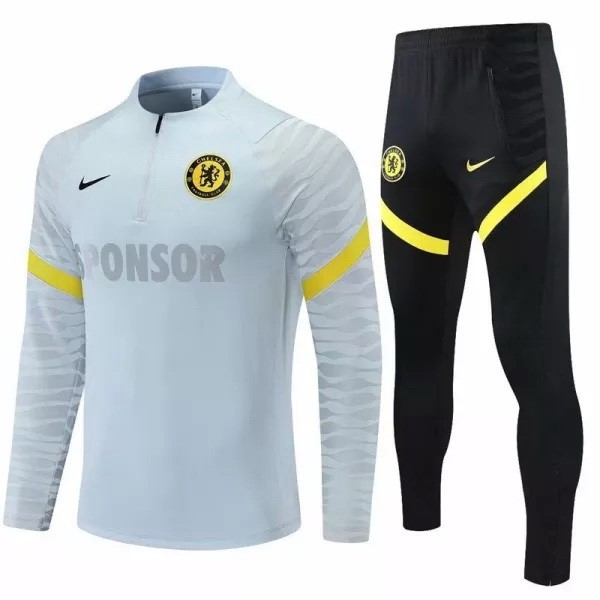 Tuta Calcio Chelsea 21/22 Grigio Giallo Nero